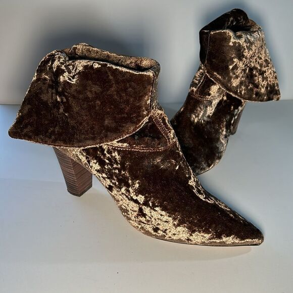 Free People Moonlight Velvet Booties - Picture 2 of 8